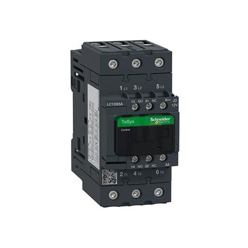 Contactor Tesys D LC1D65AJD Schneider 3P 65A 12V DC LC1D65AJD 1 Contactor Tesys D LC1D65AJD Schneider 3P 65A 12V DC LC1D65AJD