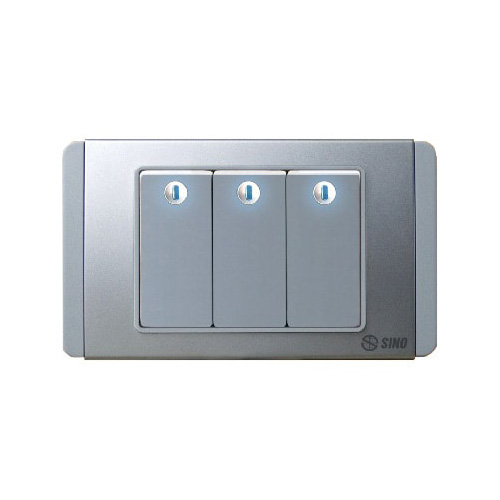 Công tắc ba 1 chiều S68DG (S68DG1/S68DG2/S68DG3) Sino