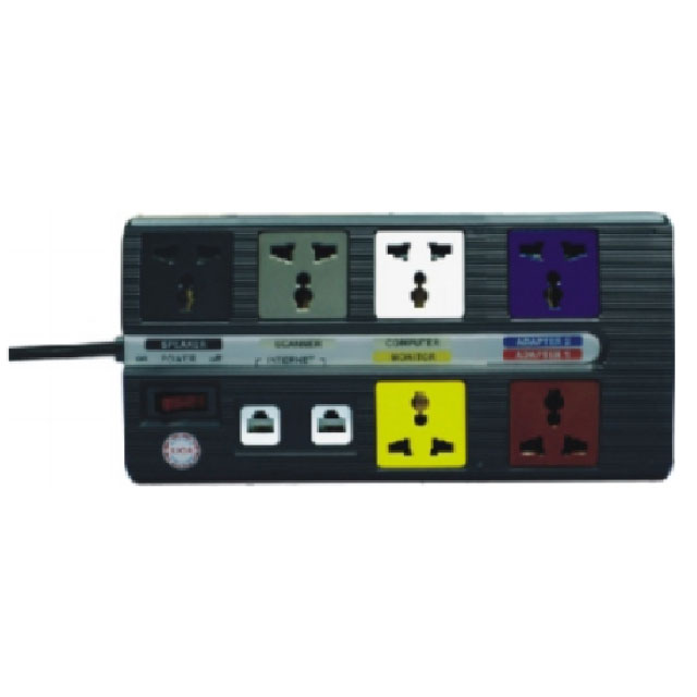 Ổ cắm kéo dài đa năng chống sét 6 ổ 6OFFICE-3 Lion