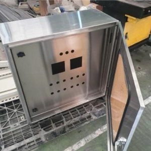 Tủ inox 2 lớp cửa + mica